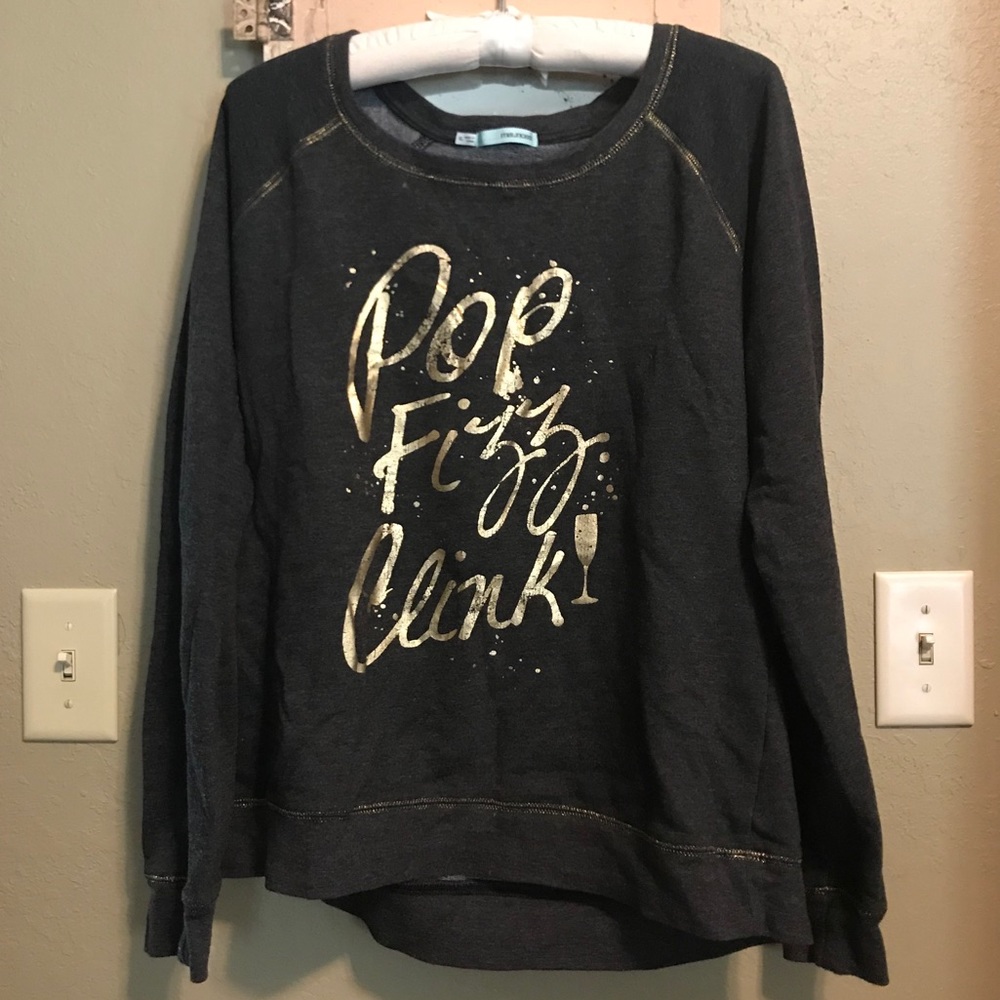 Maurices Pop Fizz Clink Scoop Neck Sweatshirt